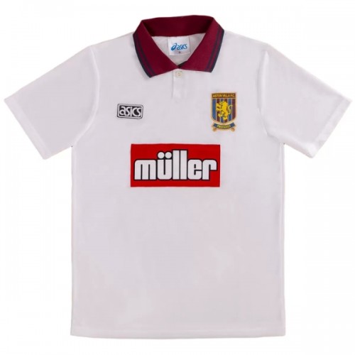 Officiële Voetbalshirt Aston Villa 1994-95 Thuis Retro - Heren Officiële Voetbalshirt Aston Villa 1994-95 Thuis Retro - Heren