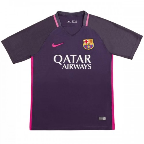 Officiële Voetbalshirt Barcelona 2016-17 Uit Retro - Heren Officiële Voetbalshirt Barcelona 2016-17 Uit Retro - Heren