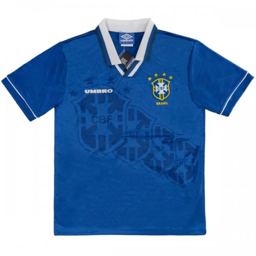 Officiële Voetbalshirt Brazilië Uit Retro 1994 - Heren Officiële Voetbalshirt Brazilië Uit Retro 1994 - Heren