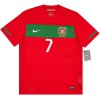 Officiële Voetbalshirt Portugal Ronaldo 7 2010 Thuis Retro - Heren