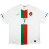 Officiële Voetbalshirt Portugal Ronaldo 7 2010 Uit Retro - Heren