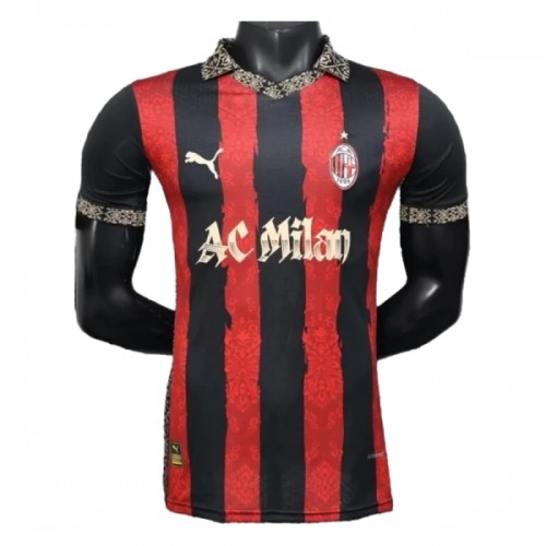 Officiële Voetbalshirt AC Milan 2025-26 Rode - Heren Officiële Voetbalshirt AC Milan 2025-26 Rode - Heren