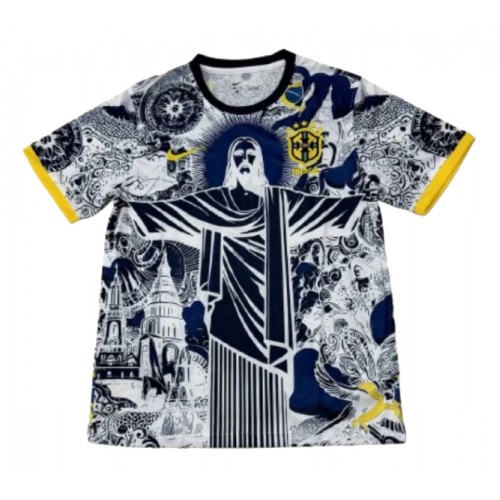 Officiële Voetbalshirt Brazilië 2025 Zwarte - Heren Officiële Voetbalshirt Brazilië 2025 Zwarte - Heren