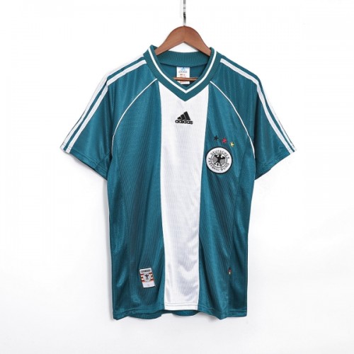 Officiële Voetbalshirt Duitsland Uit Retro 1998 - Heren Officiële Voetbalshirt Duitsland Uit Retro 1998 - Heren