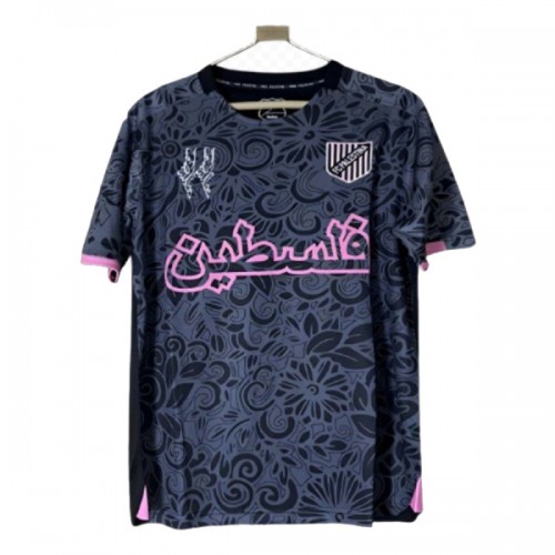Officiële Voetbalshirt FC Palestina X Farrah Azam 2025-26 Zwarte - Heren Officiële Voetbalshirt FC Palestina X Farrah Azam 2025-26 Zwarte - Heren