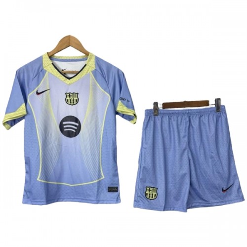 Officiële Voetbalshirt + Korte Broek Barcelona 2025-26 Purper - Kids Officiële Voetbalshirt + Korte Broek Barcelona 2025-26 Purper - Kids