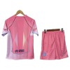 Officiële Voetbalshirt + Korte Broek Barcelona 2025-26 Roze - Kids