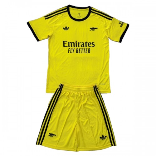 Officiële Voetbalshirt + Korte Broek Doelman Arsenal 2025-26 Gele - Kids Officiële Voetbalshirt + Korte Broek Doelman Arsenal 2025-26 Gele - Kids