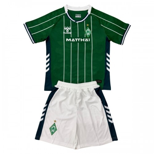Officiële Voetbalshirt + Korte Broek Werder Bremen Thuis 2025-26 - Kids Officiële Voetbalshirt + Korte Broek Werder Bremen Thuis 2025-26 - Kids