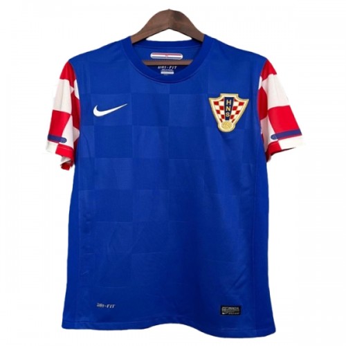 Officiële Voetbalshirt Kroatië 2010 Uit Retro - Heren Officiële Voetbalshirt Kroatië 2010 Uit Retro - Heren