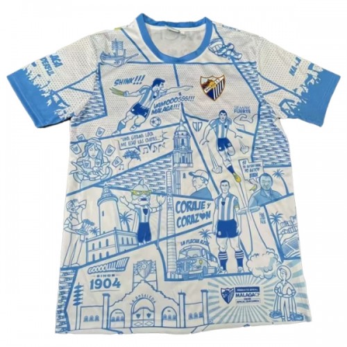 Officiële Voetbalshirt Malaga 2025-26 - Heren Officiële Voetbalshirt Malaga 2025-26 - Heren