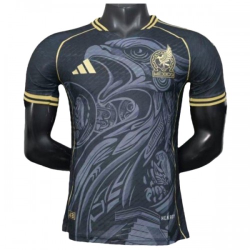 Officiële Voetbalshirt Mexico x Eagle 2025 Zwarte - Heren Officiële Voetbalshirt Mexico x Eagle 2025 Zwarte - Heren
