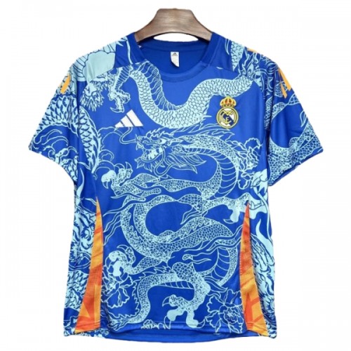Officiële Voetbalshirt Real Madrid Dragon 2025-26 Blauwe - Heren Officiële Voetbalshirt Real Madrid Dragon 2025-26 Blauwe - Heren