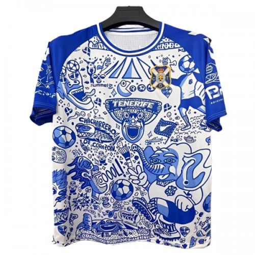 Officiële Voetbalshirt Tenerife 2025-26 - Heren Officiële Voetbalshirt Tenerife 2025-26 - Heren