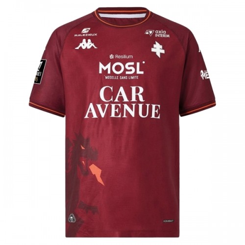 Officiële Voetbalshirt FC Metz Thuis 2025-26 - Heren Officiële Voetbalshirt FC Metz Thuis 2025-26 - Heren