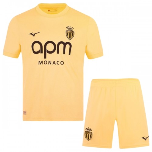 Officiële Voetbalshirt + Korte Broek AS Monaco Derde 2025-26 - Kids Officiële Voetbalshirt + Korte Broek AS Monaco Derde 2025-26 - Kids