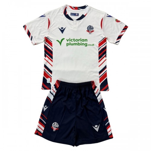 Officiële Voetbalshirt + Korte Broek Bolton Wanderers Thuis 2025-26 - Kids Officiële Voetbalshirt + Korte Broek Bolton Wanderers Thuis 2025-26 - Kids