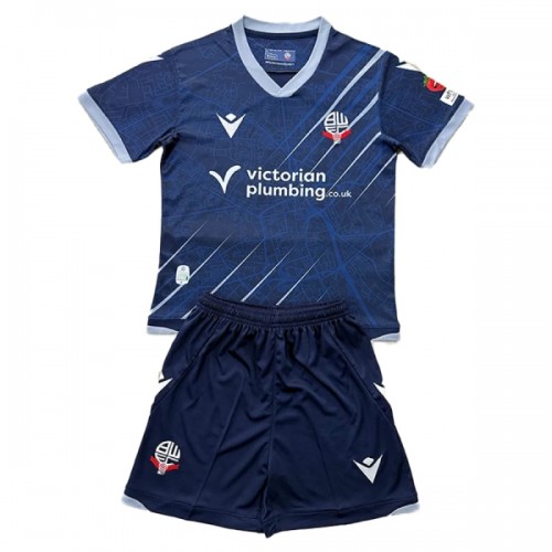 Officiële Voetbalshirt + Korte Broek Bolton Wanderers Uit 2025-26 - Kids Officiële Voetbalshirt + Korte Broek Bolton Wanderers Uit 2025-26 - Kids