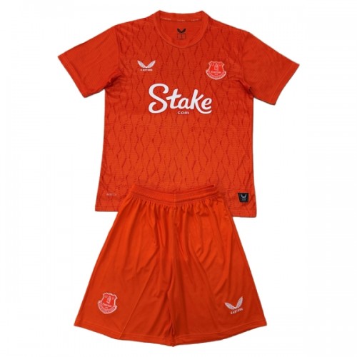 Officiële Voetbalshirt + Korte Broek Doelman Everton 2025-26 - Kids Officiële Voetbalshirt + Korte Broek Doelman Everton 2025-26 - Kids