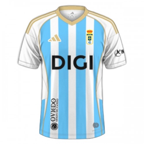 Officiële Voetbalshirt Real Oviedo Derde 2025-26 - Heren Officiële Voetbalshirt Real Oviedo Derde 2025-26 - Heren