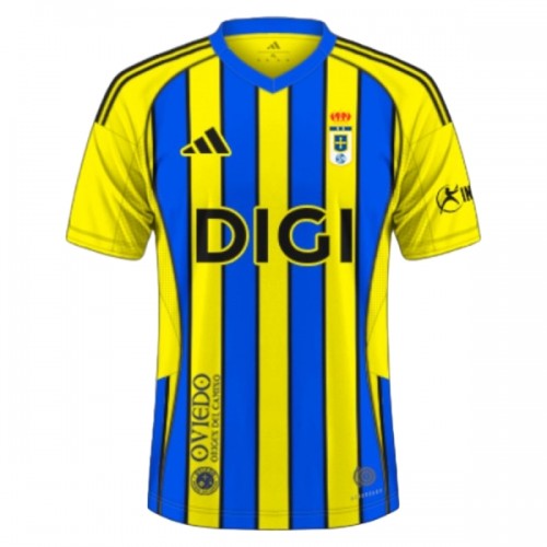 Officiële Voetbalshirt Real Oviedo Uit 2025-26 - Heren Officiële Voetbalshirt Real Oviedo Uit 2025-26 - Heren