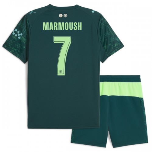 Officiële Voetbalshirt + Korte Broek Manchester City Marmoush 7 Vierde EA Sport 2025-26 - Kids Officiële Voetbalshirt + Korte Broek Manchester City Marmoush 7 Vierde EA Sport 2025-26 - Kids
