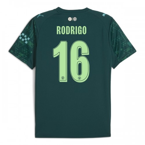 Officiële Voetbalshirt Manchester City Rodrigo 16 Vierde EA Sport 2025-26 - Heren Officiële Voetbalshirt Manchester City Rodrigo 16 Vierde EA Sport 2025-26 - Heren
