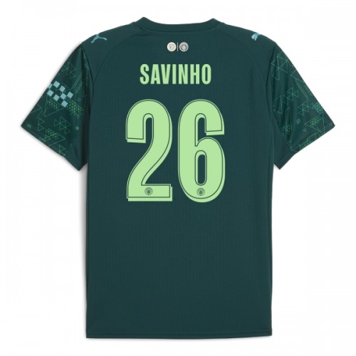 Officiële Voetbalshirt Manchester City Savinho 26 Vierde EA Sport 2025-26 - Heren Officiële Voetbalshirt Manchester City Savinho 26 Vierde EA Sport 2025-26 - Heren