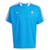 Officiële Voetbalshirt Real Madrid Terrace Icons 2025-26 Blauwe - Heren Officiële Voetbalshirt Real Madrid Terrace Icons 2025-26 Blauwe - Heren