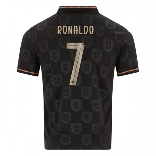 Officiële Voetbalshirt Portugal Black Panther Ronaldo 7 2025-26 - Heren Officiële Voetbalshirt Portugal Black Panther Ronaldo 7 2025-26 - Heren