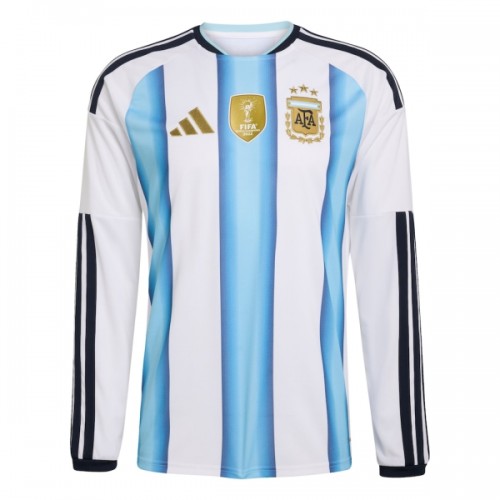 Officiële Voetbalshirt Argentinië Thuis WK 2026 Lange Mouw - Heren Officiële Voetbalshirt Argentinië Thuis WK 2026 Lange Mouw - Heren