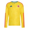 Officiële Voetbalshirt Colombia Thuis WK 2026 Lange Mouw - Heren