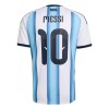 Officiële Voetbalshirt + Korte Broek Argentinië Messi 10 Thuis WK 2026 - Kids
