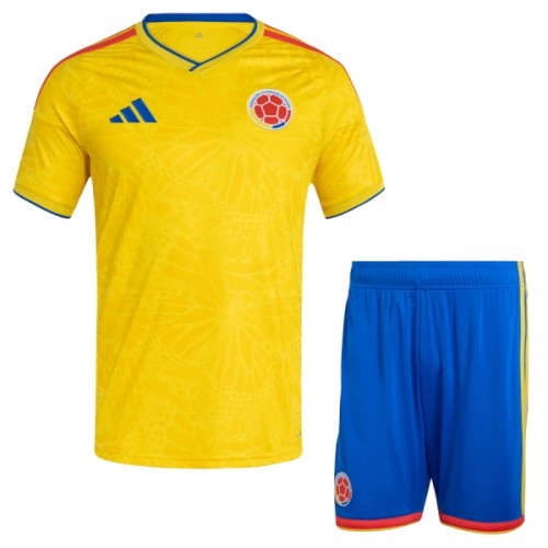 Officiële Voetbalshirt + Korte Broek Colombia Thuis WK 2026 - Kids Officiële Voetbalshirt + Korte Broek Colombia Thuis WK 2026 - Kids