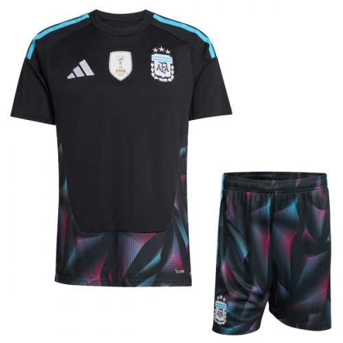 Officiële Voetbalshirt + Korte Broek Doelman Argentinië Thuis WK 2026 - Kids Officiële Voetbalshirt + Korte Broek Doelman Argentinië Thuis WK 2026 - Kids