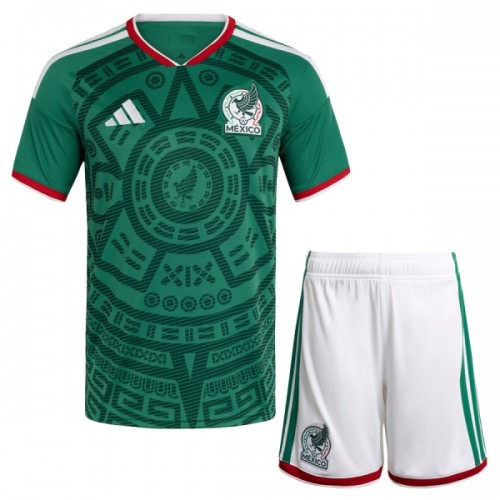Officiële Voetbalshirt + Korte Broek Mexico Thuis WK 2026 - Kids Officiële Voetbalshirt + Korte Broek Mexico Thuis WK 2026 - Kids