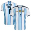 Officiële Voetbalshirt Argentinië De Paul 7 Thuis WK 2026 - Heren