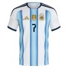 Officiële Voetbalshirt Argentinië De Paul 7 Thuis WK 2026 - Heren