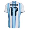 Officiële Voetbalshirt Argentinië Garnacho 17 Thuis WK 2026 - Heren