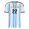 Officiële Voetbalshirt Argentinië Lautaro Martinez 22 Thuis WK 2026 - Heren