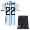Officiële Voetbalshirt + Korte Broek Argentinië Lautaro Martinez 22 Thuis WK 2026 - Kids