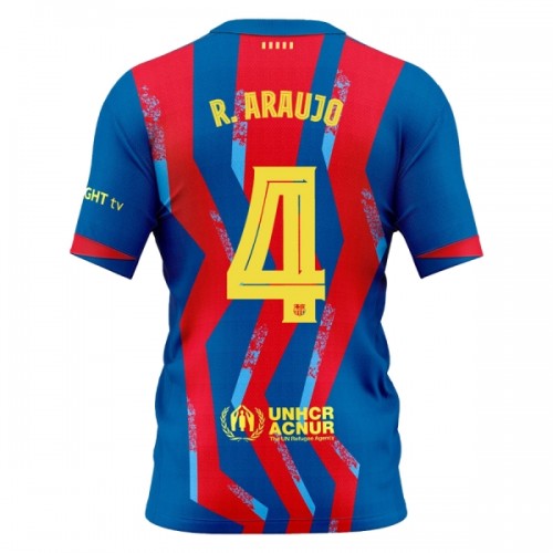 Officiële Voetbalshirt FC Barcelona R. Araujo 4 Vierde 2025-26 - Heren Officiële Voetbalshirt FC Barcelona R. Araujo 4 Vierde 2025-26 - Heren