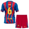 Officiële Voetbalshirt + Korte Broek FC Barcelona Gavi 6 Vierde 2025-26 - Kids