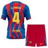 Officiële Voetbalshirt + Korte Broek FC Barcelona R. Araujo 4 Vierde 2025-26 - Kids Officiële Voetbalshirt + Korte Broek FC Barcelona R. Araujo 4 Vierde 2025-26 - Kids