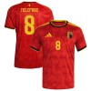 Officiële Voetbalshirt België Tielemans 8 Thuis WK 2026 - Heren