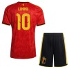 Officiële Voetbalshirt + Korte Broek België Lukaku 10 Thuis WK 2026 - Kids