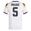 Officiële Voetbalshirt Duitsland Pavlovic 5 Thuis WK 2026 - Heren