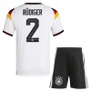 Officiële Voetbalshirt + Korte Broek Duitsland Rudiger 2 Thuis WK 2026 - Kids