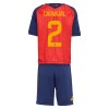 Officiële Voetbalshirt + Korte Broek Spanje Carvajal 2 Thuis WK 2026 - Kids