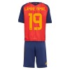 Officiële Voetbalshirt + Korte Broek Spanje Lamine Yamal 19 Thuis WK 2026 - Kids